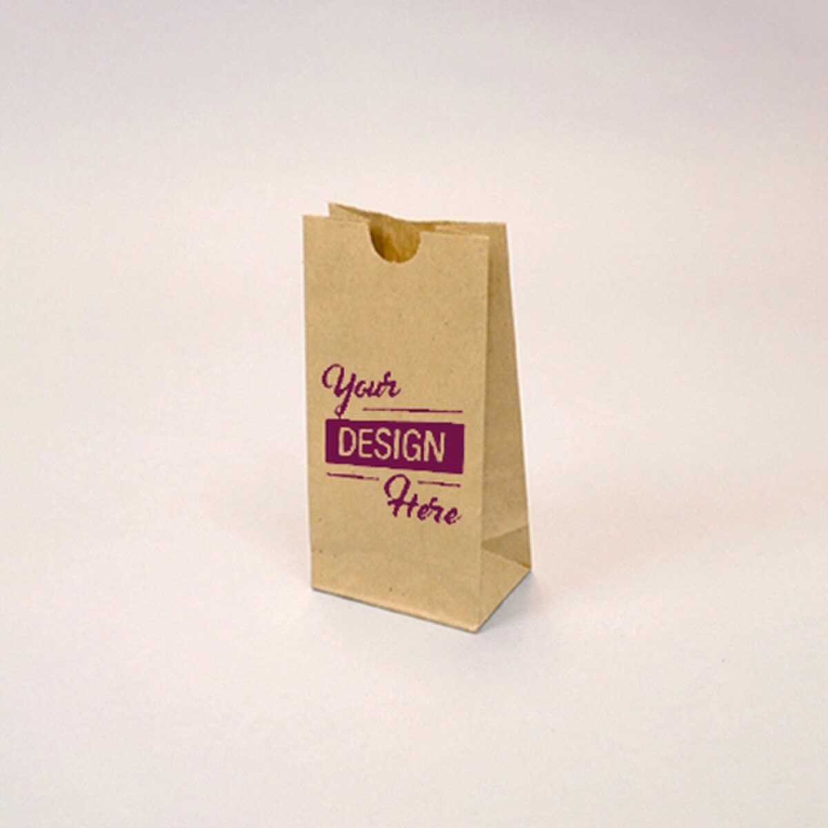 Custom-Printed Natural Kraft 2-lb G